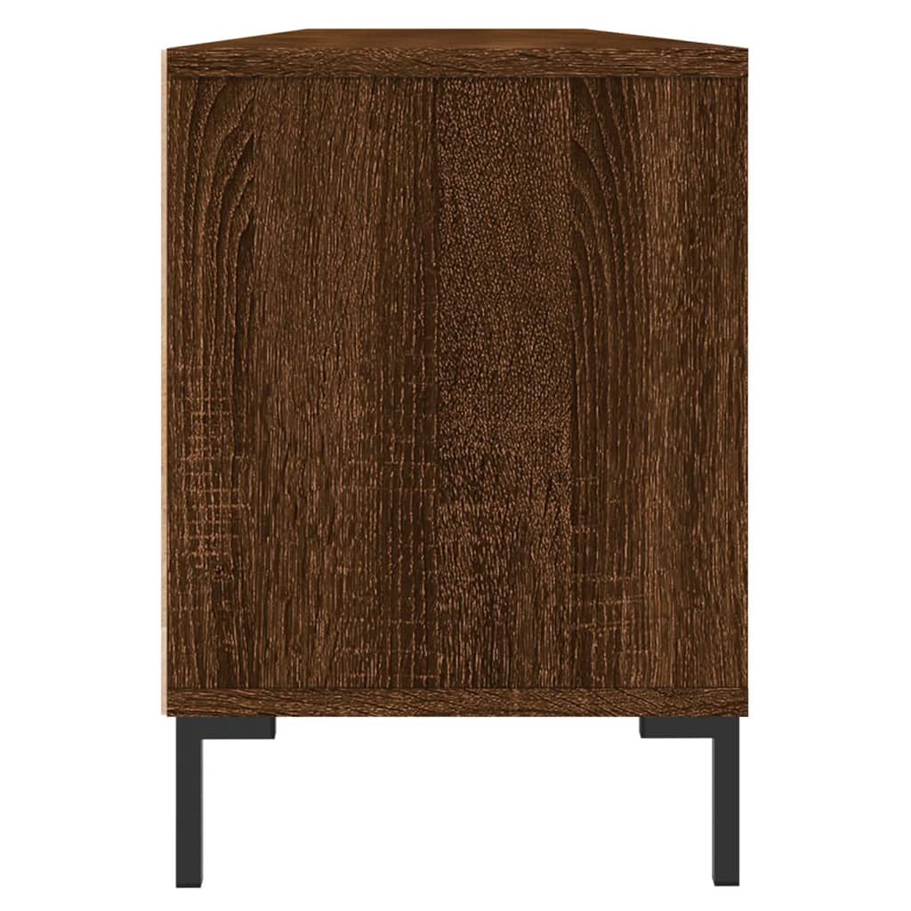 Tv-meubel 150x30x44,5 cm bewerkt hout gerookt eikenkleurig