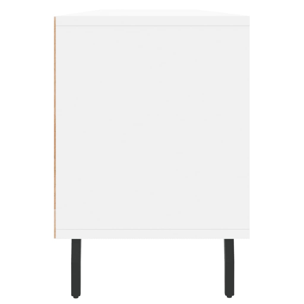 Meuble TV 150x30x44,5 cm en bois travaillé