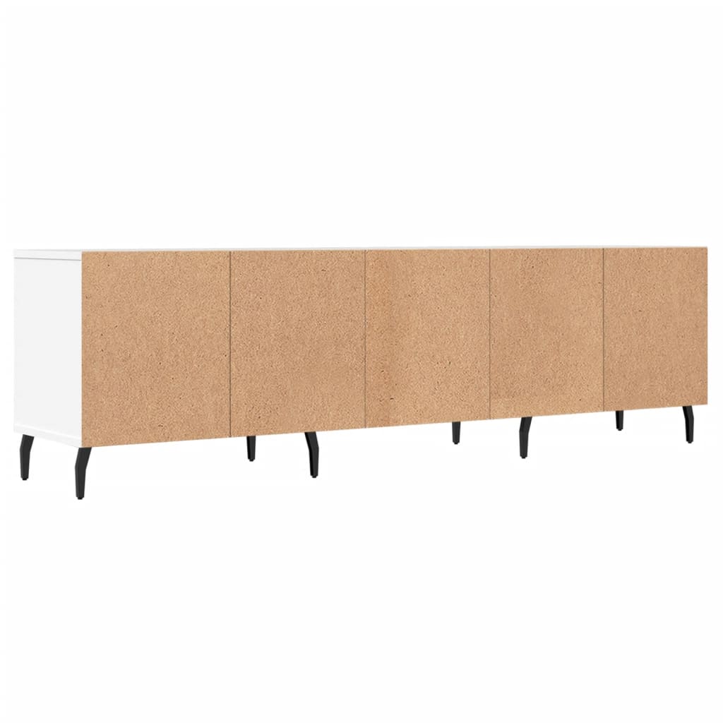 Meuble TV 150x30x44,5 cm en bois travaillé