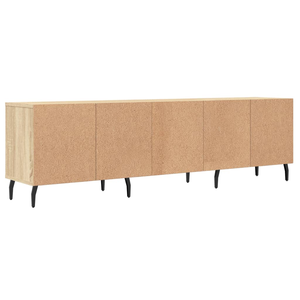 Meuble TV 150x30x44,5 cm en bois travaillé