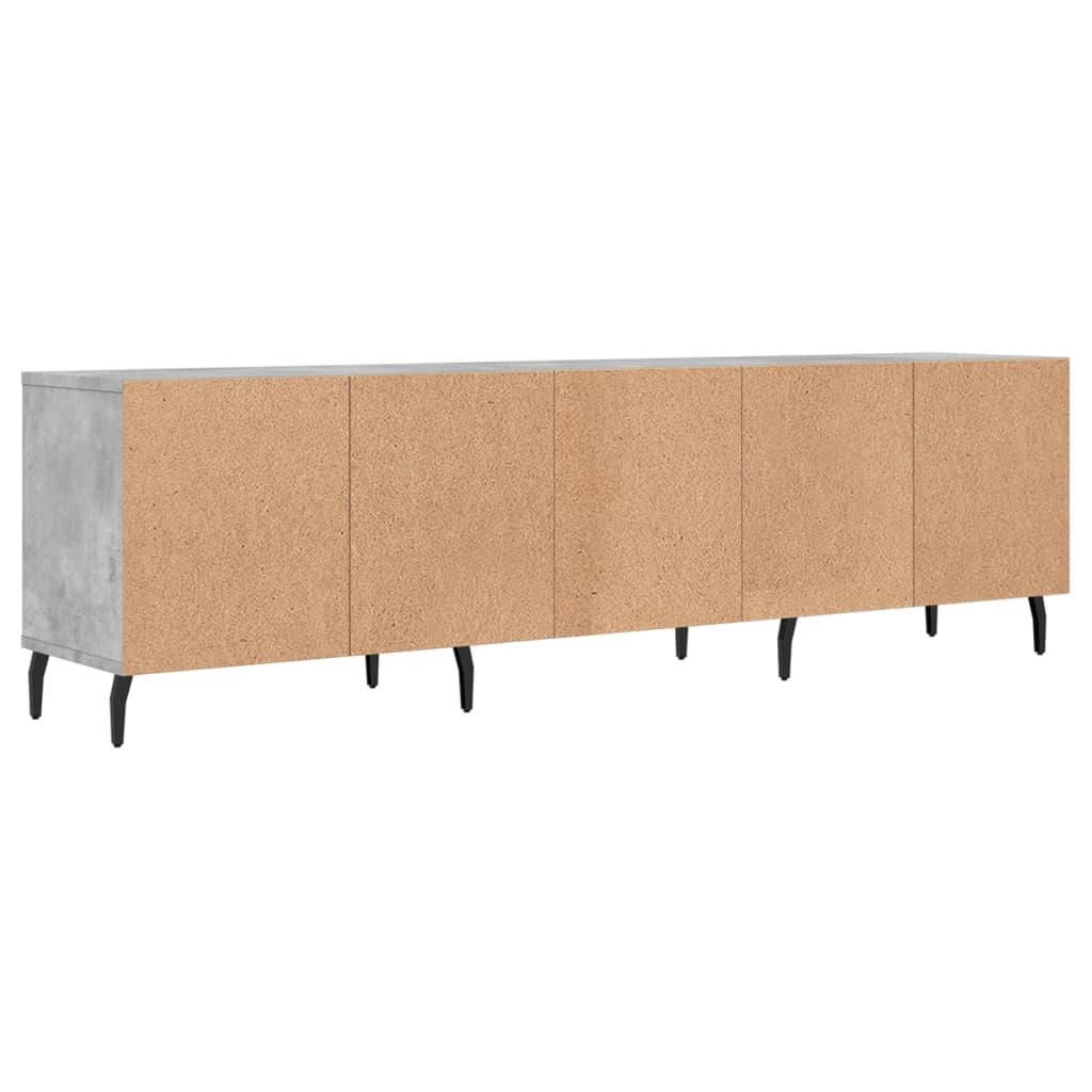 Meuble TV 150x30x44,5 cm en bois travaillé