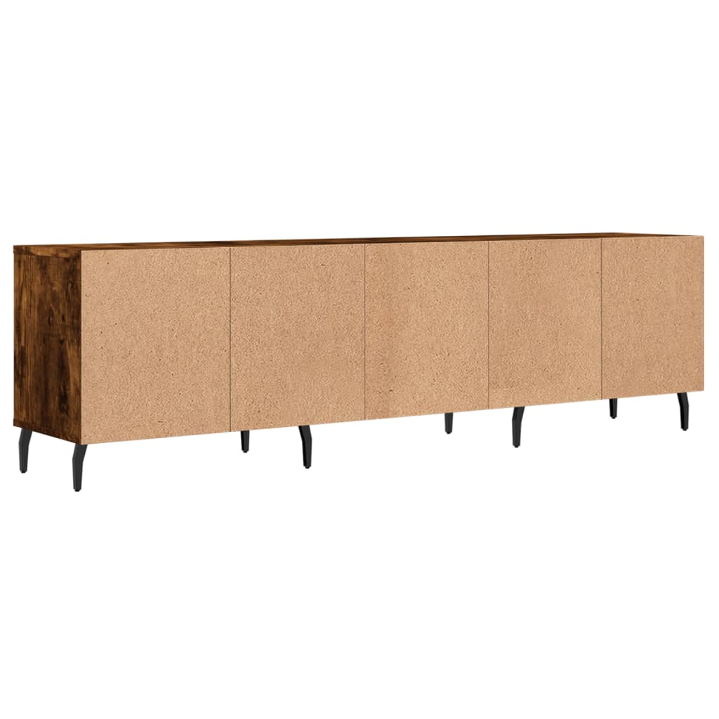 Meuble TV 150x30x44,5 cm en bois travaillé