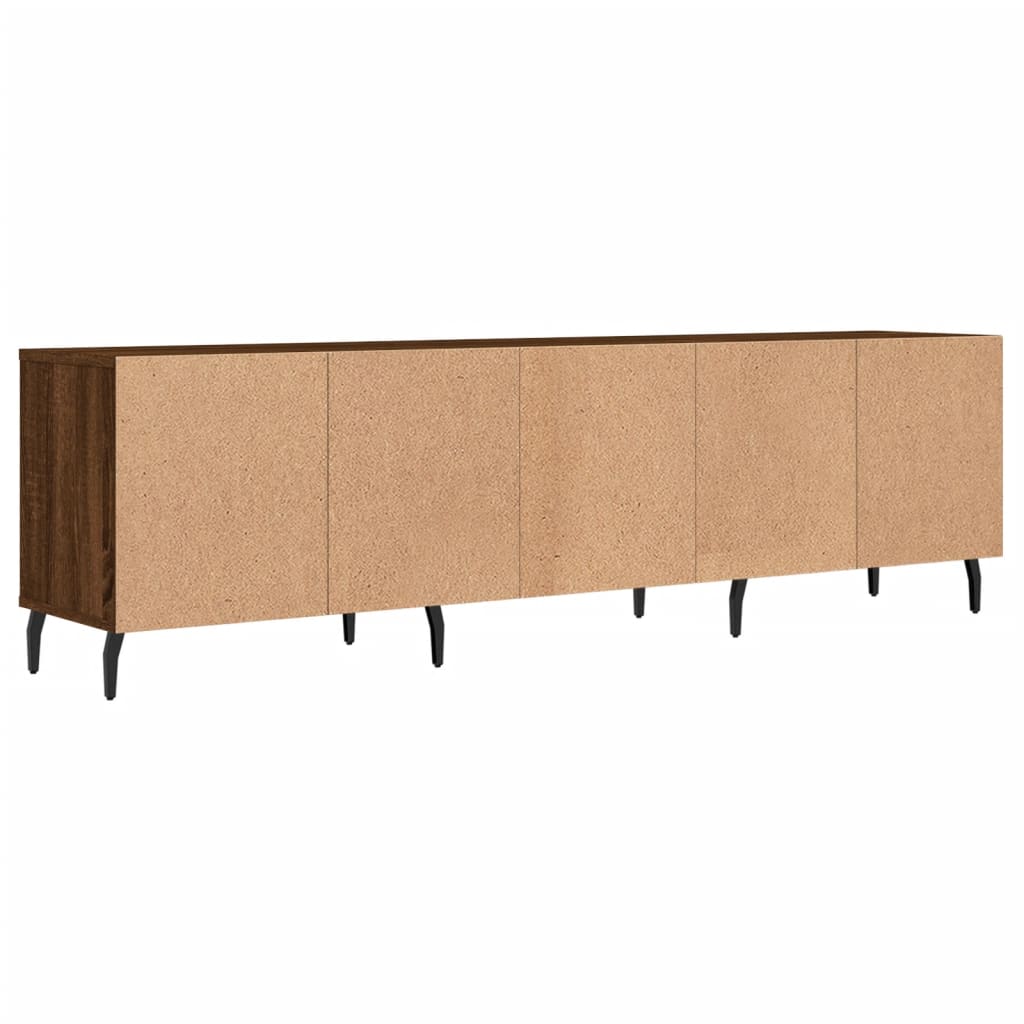 Meuble TV 150x30x44,5 cm en bois travaillé