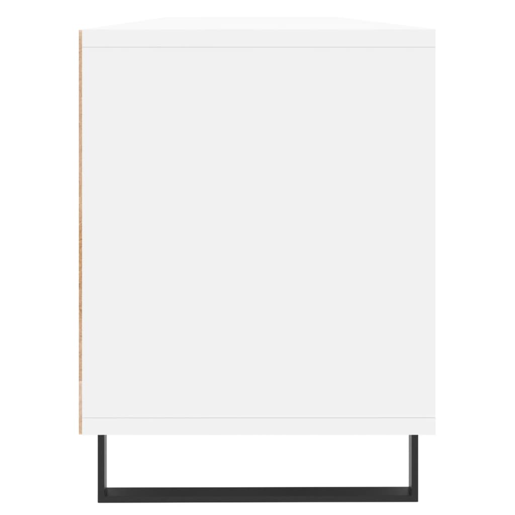 Meuble TV 150x30x44,5 cm en bois travaillé