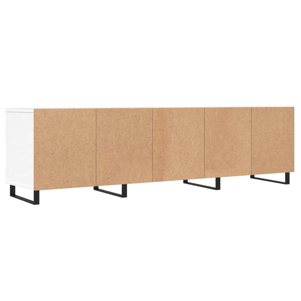 Meuble TV 150x30x44,5 cm en bois travaillé