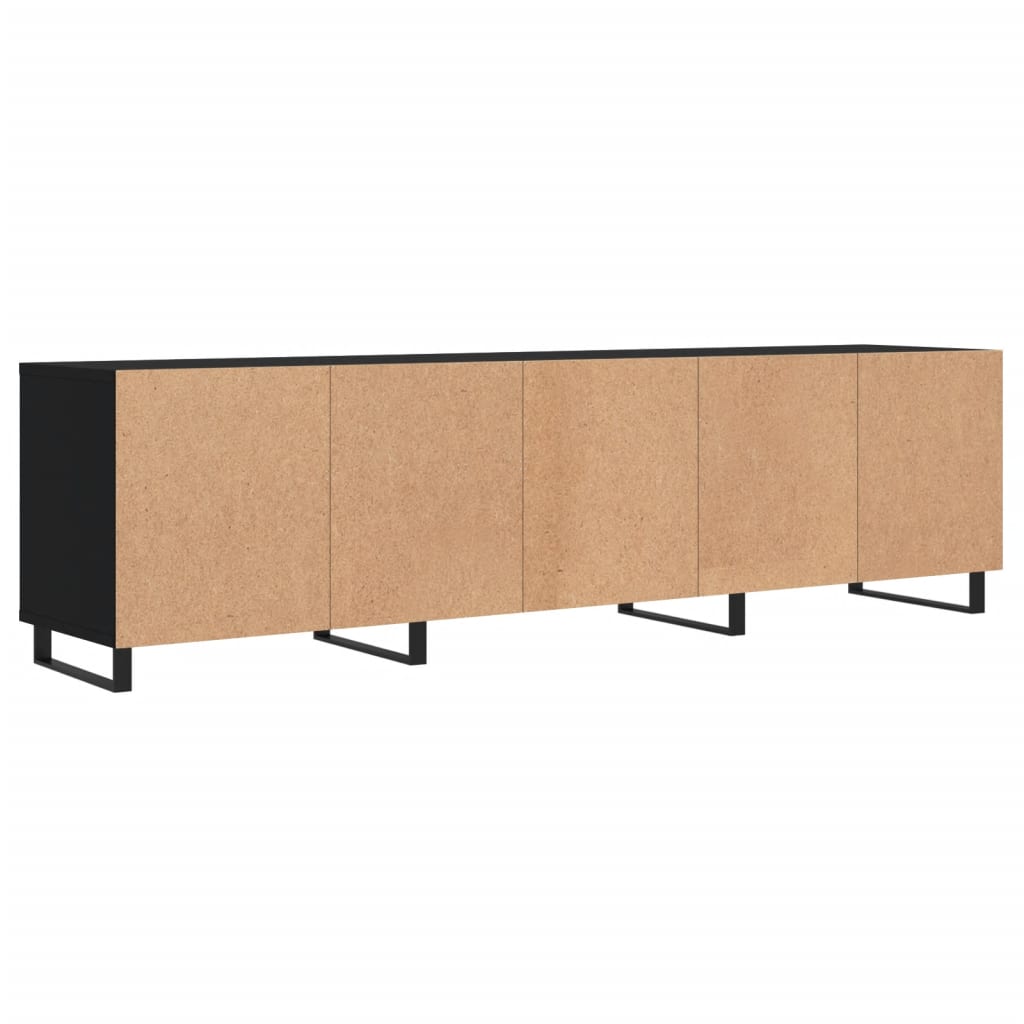 Meuble TV 150x30x44,5 cm en bois travaillé