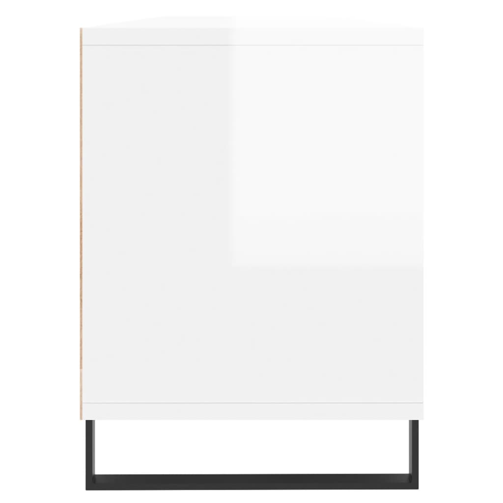 Meuble TV 150x30x44,5 cm en bois travaillé