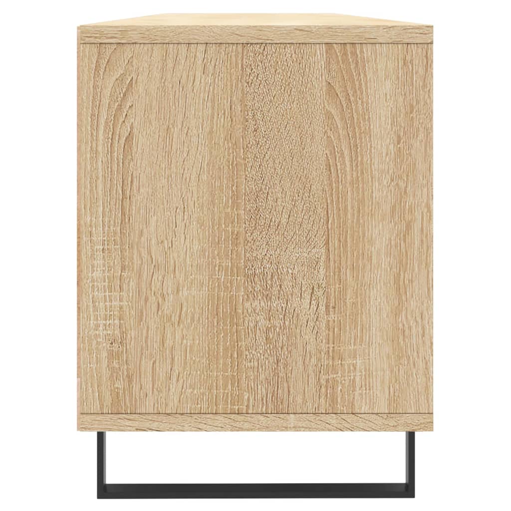 Meuble TV 150x30x44,5 cm en bois travaillé