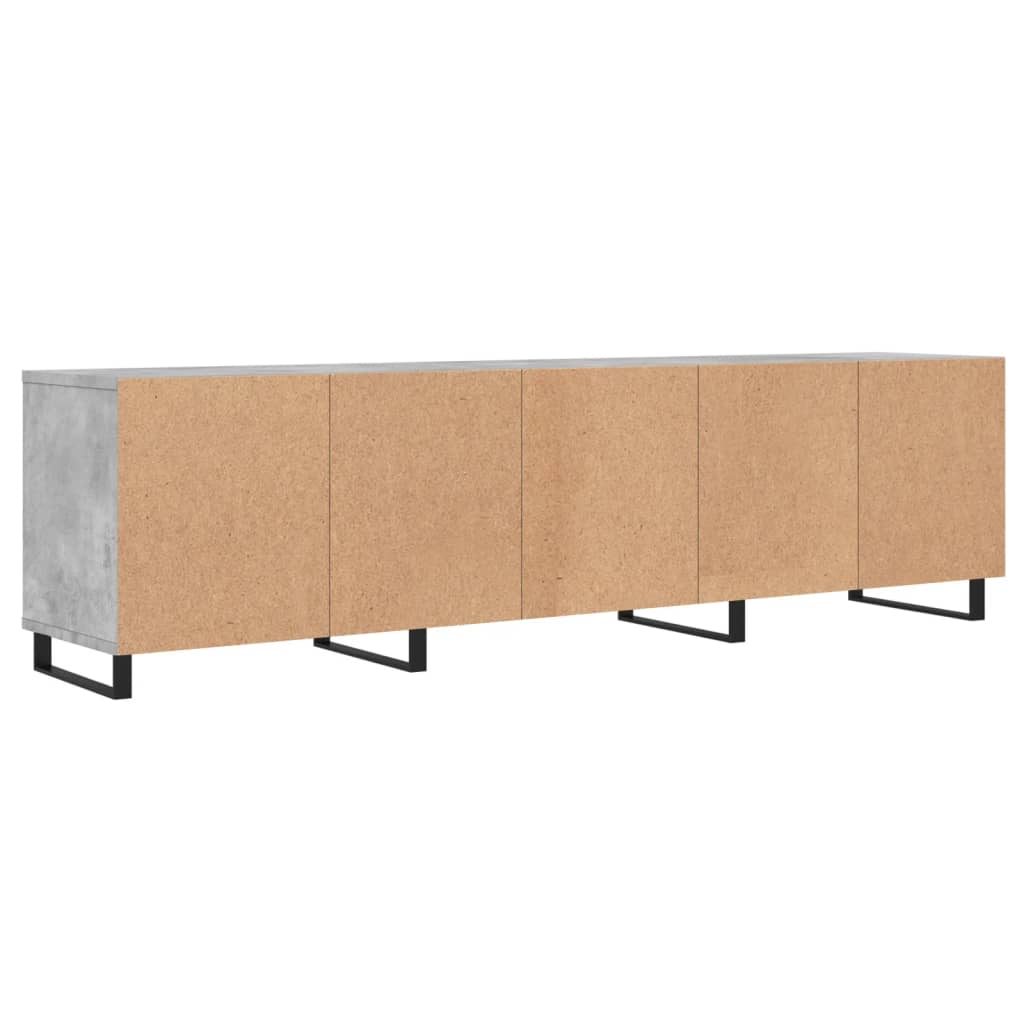 Meuble TV 150x30x44,5 cm en bois travaillé