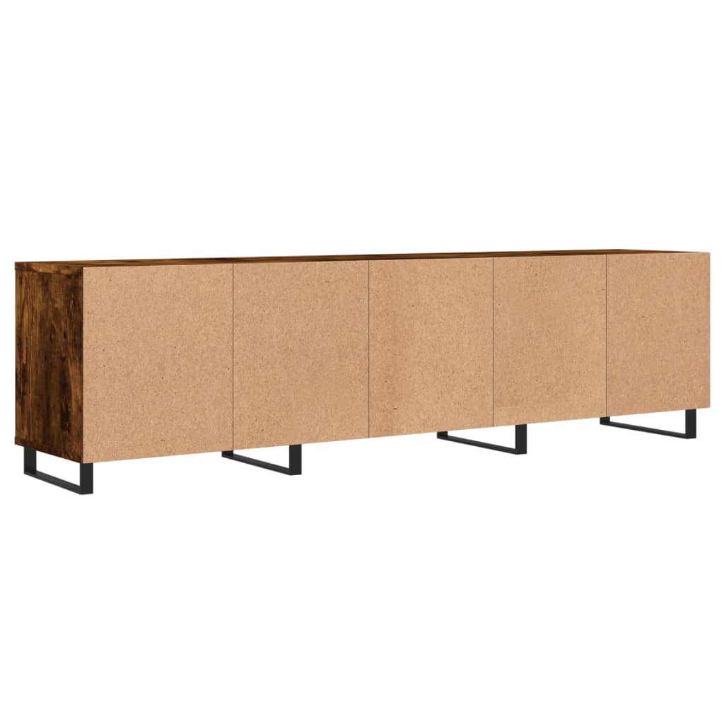 Meuble TV 150x30x44,5 cm en bois travaillé