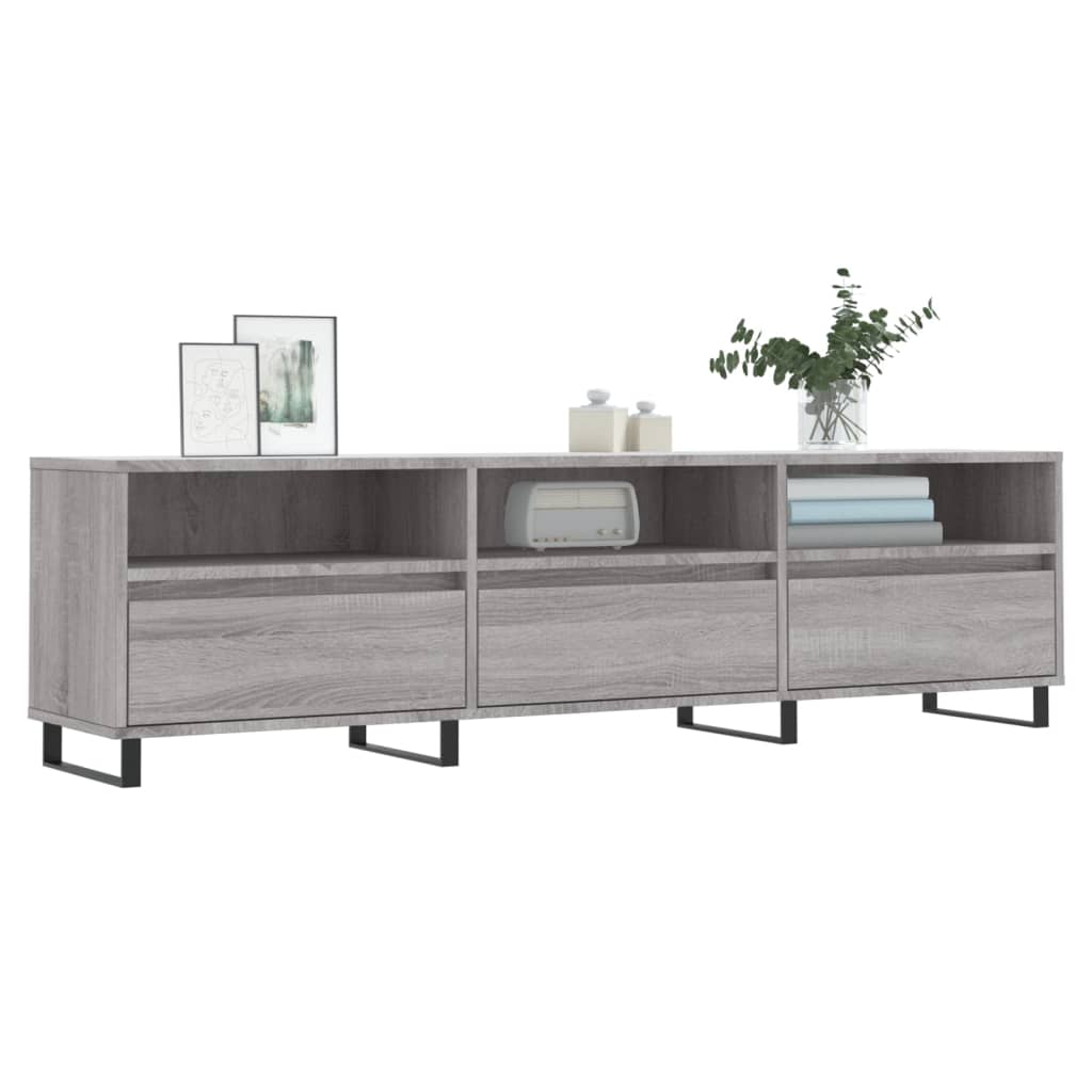 Tv-meubel 150x30x44,5 cm bewerkt hout gerookt eikenkleurig