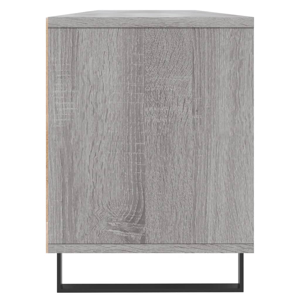 Meuble TV 150x30x44,5 cm en bois travaillé