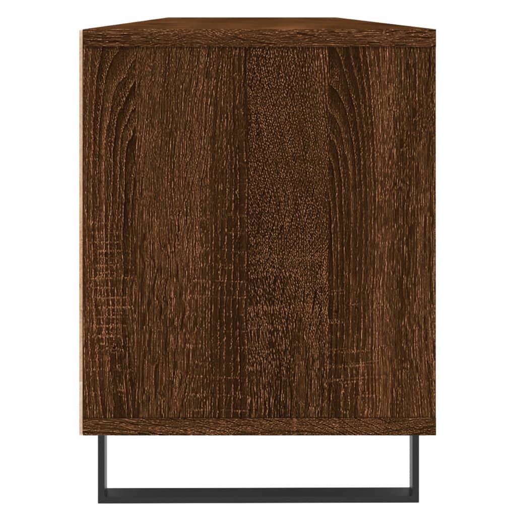 Meuble TV 150x30x44,5 cm en bois travaillé