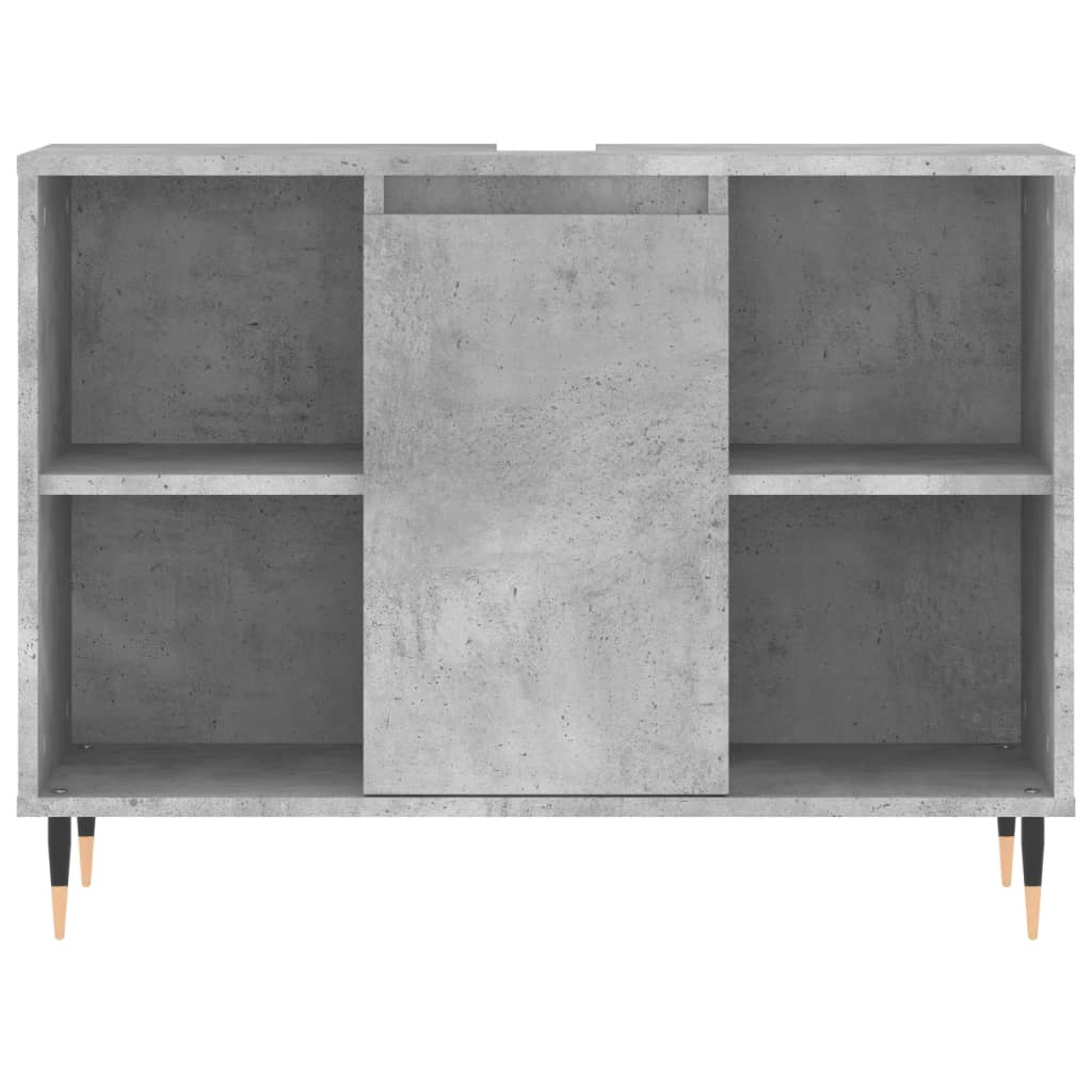 Badkamerkast 80x33x60 cm bewerkt hout