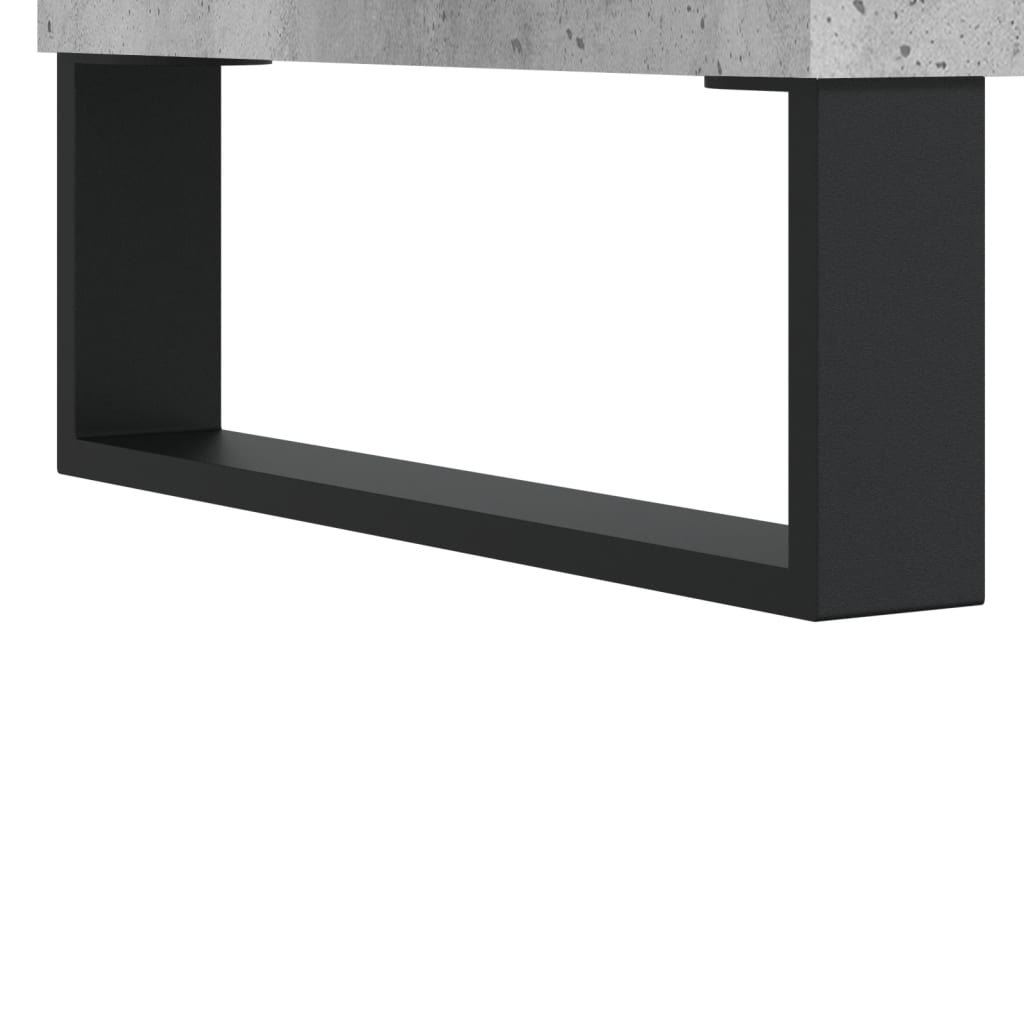 Platenkast 85x38x48 cm bewerkt hout