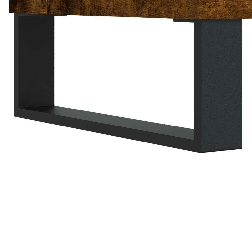 Platenkast 85x38x48 cm bewerkt hout