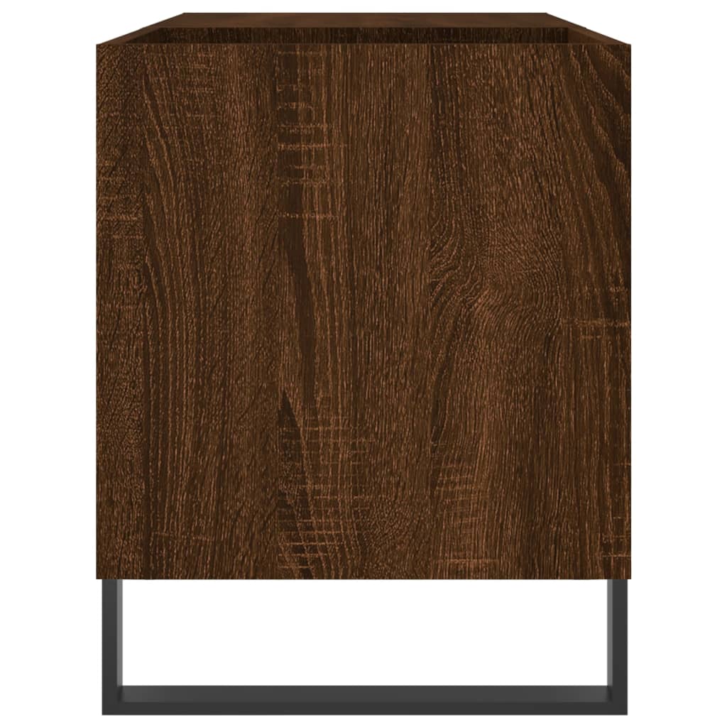 Platenkast 85x38x48 cm bewerkt hout betongrijs