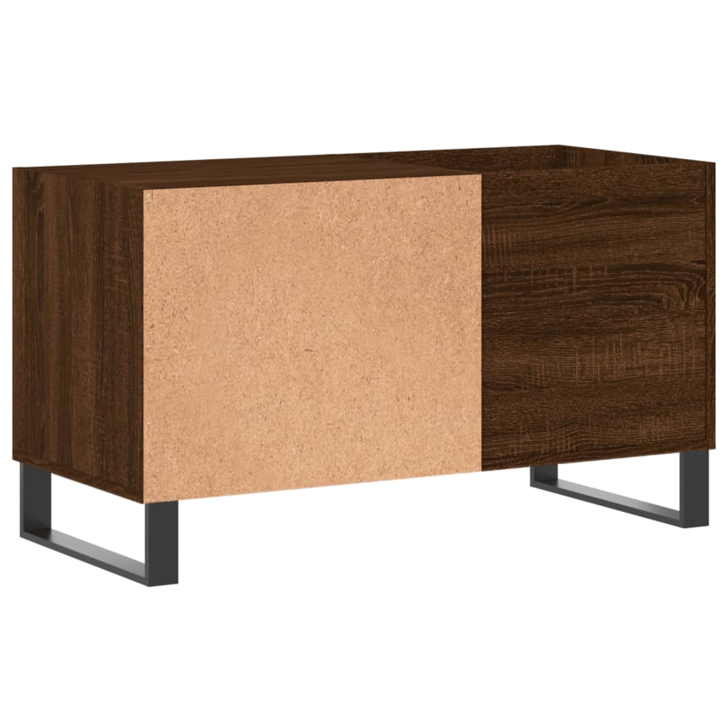 Platenkast 85x38x48 cm bewerkt hout betongrijs