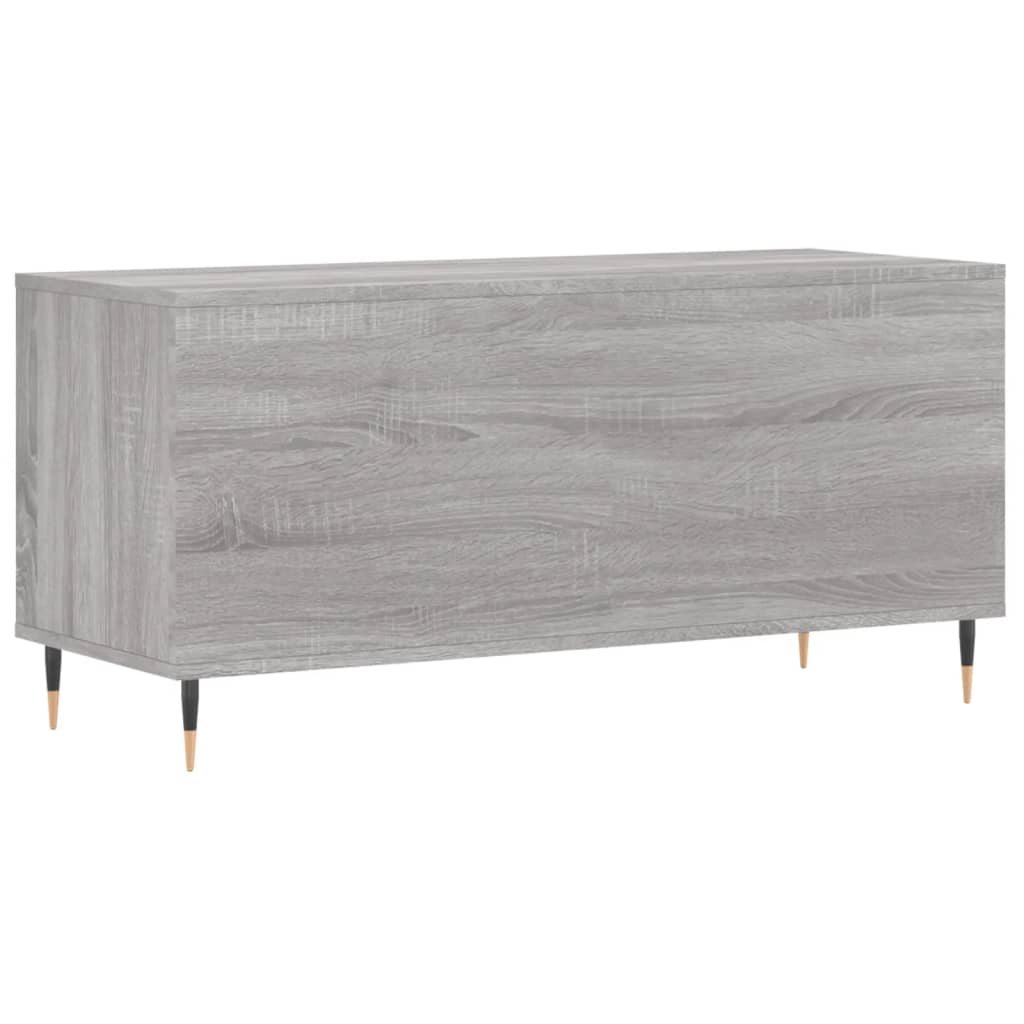 Platenkast 100x38x48 cm bewerkt hout