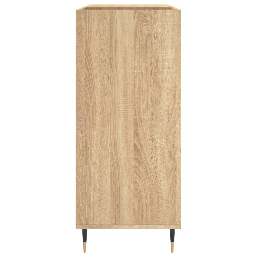 Meuble à disques 84,5x38x89 cm en bois travaillé