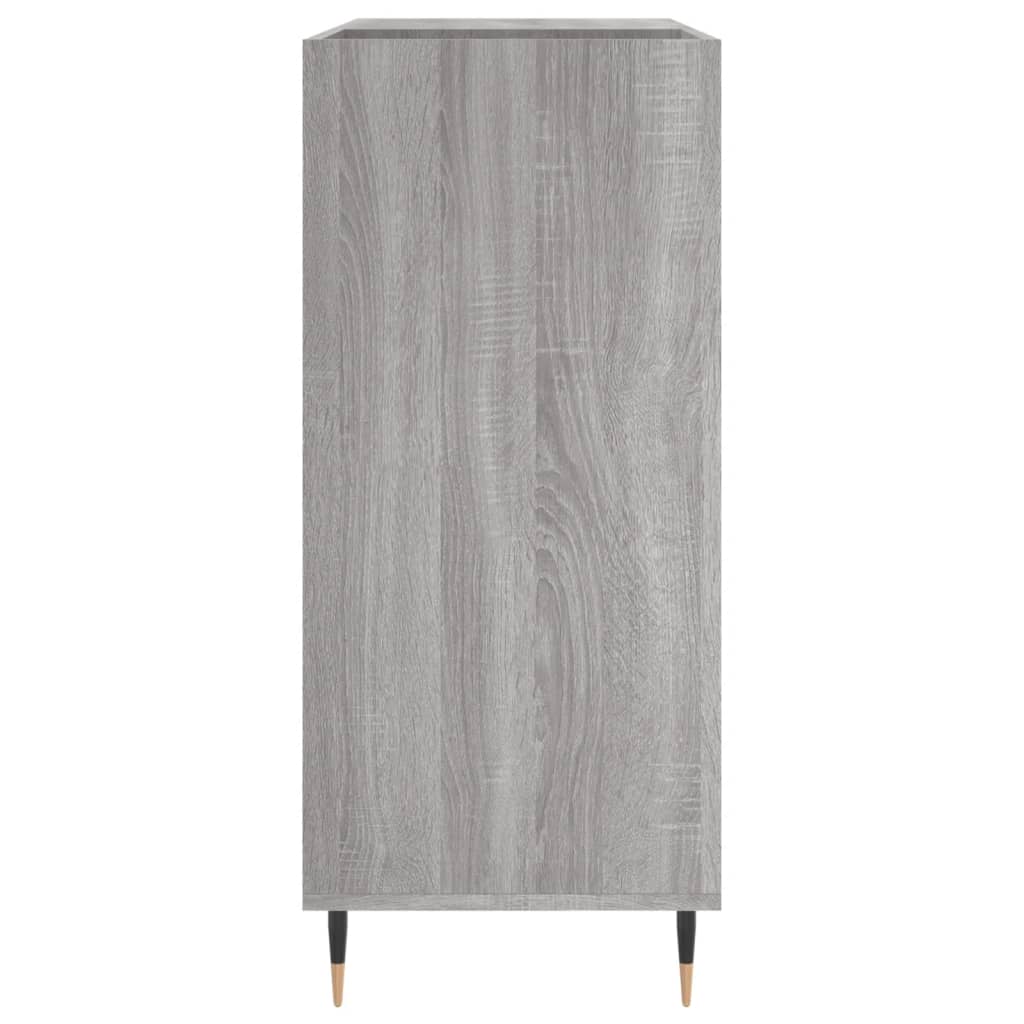 Platenkast 84,5x38x89 cm bewerkt hout