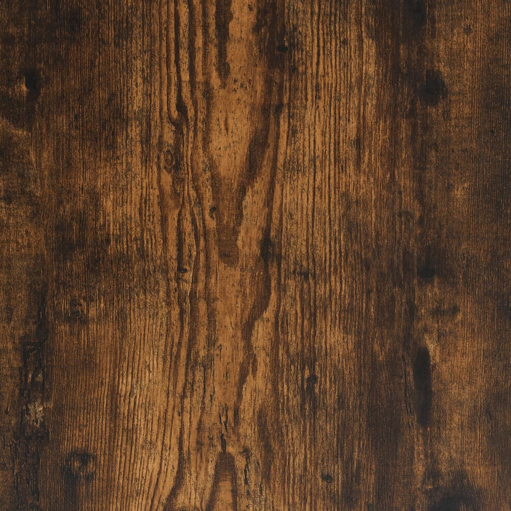 Platenkast 84,5x38x48 cm bewerkt hout artisanaal eikenkleur