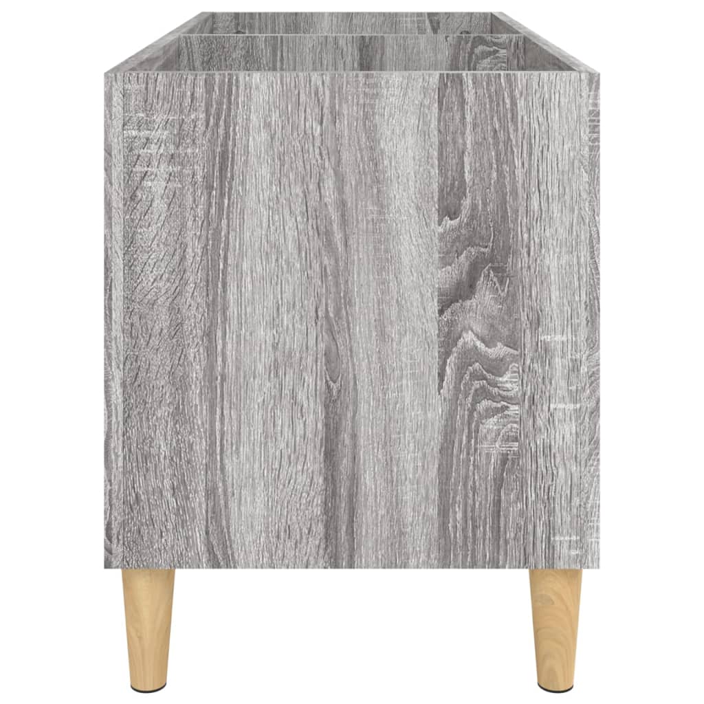 Platenkast 74,5x38x48 cm bewerkt hout eikenkleurig