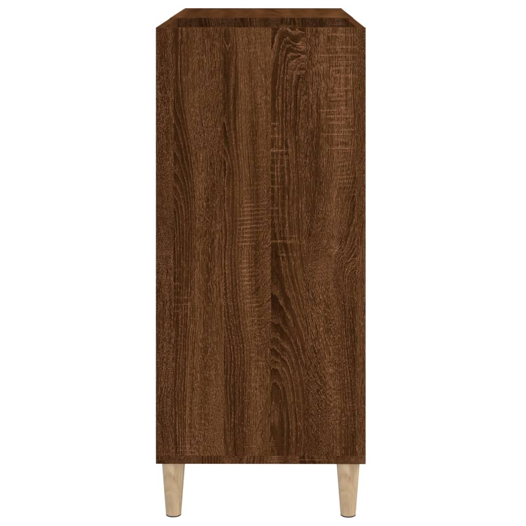 Platenkast 84,5x38x89 cm bewerkt hout