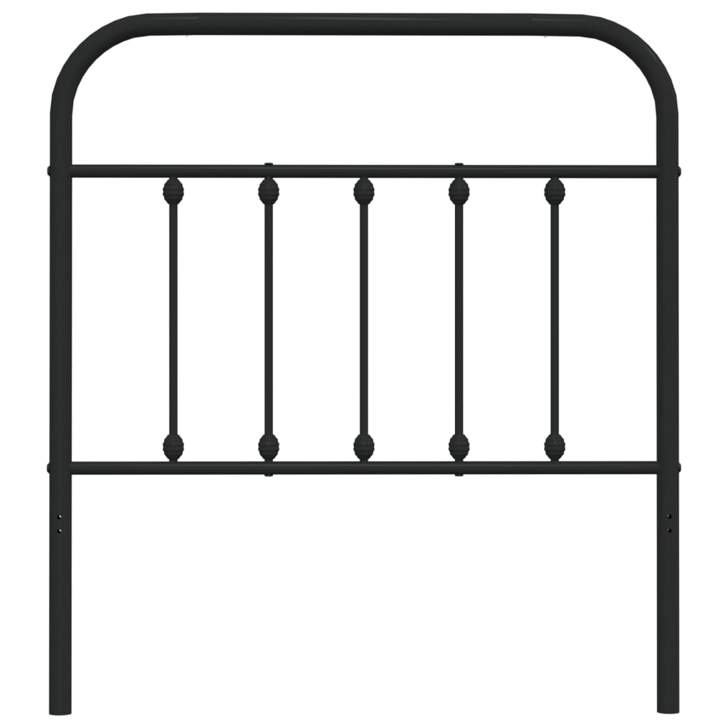 Hoofdbord metaal 120 cm