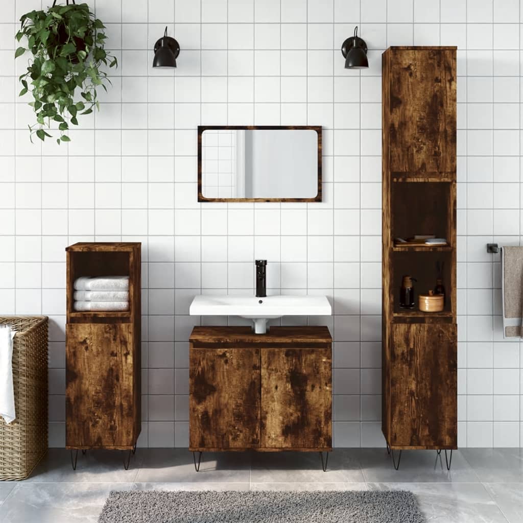 Ensemble de meubles de salle de bain 3 pièces en bois