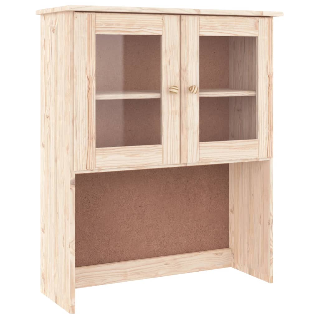 Armoire haute ALTA 77x35x165 cm en bois de pin massif