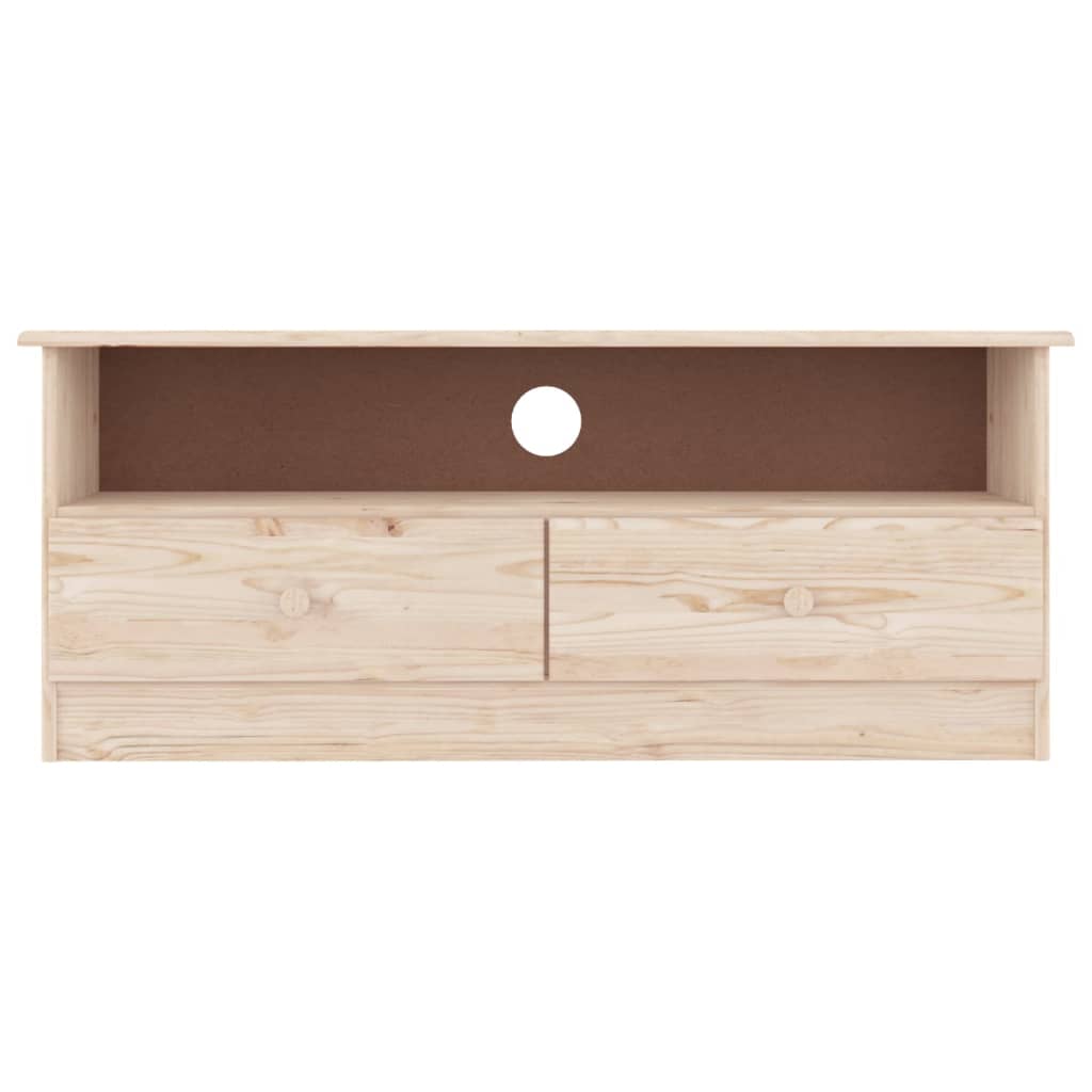 Meuble TV avec tiroirs ALTA 100x35x41 cm en bois de pin massif