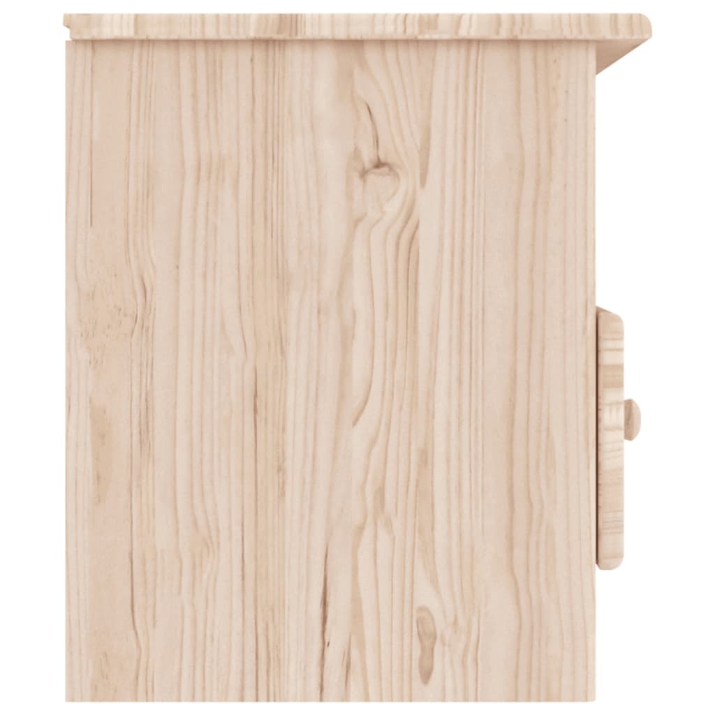 Meuble TV avec tiroirs ALTA 100x35x41 cm en bois de pin massif