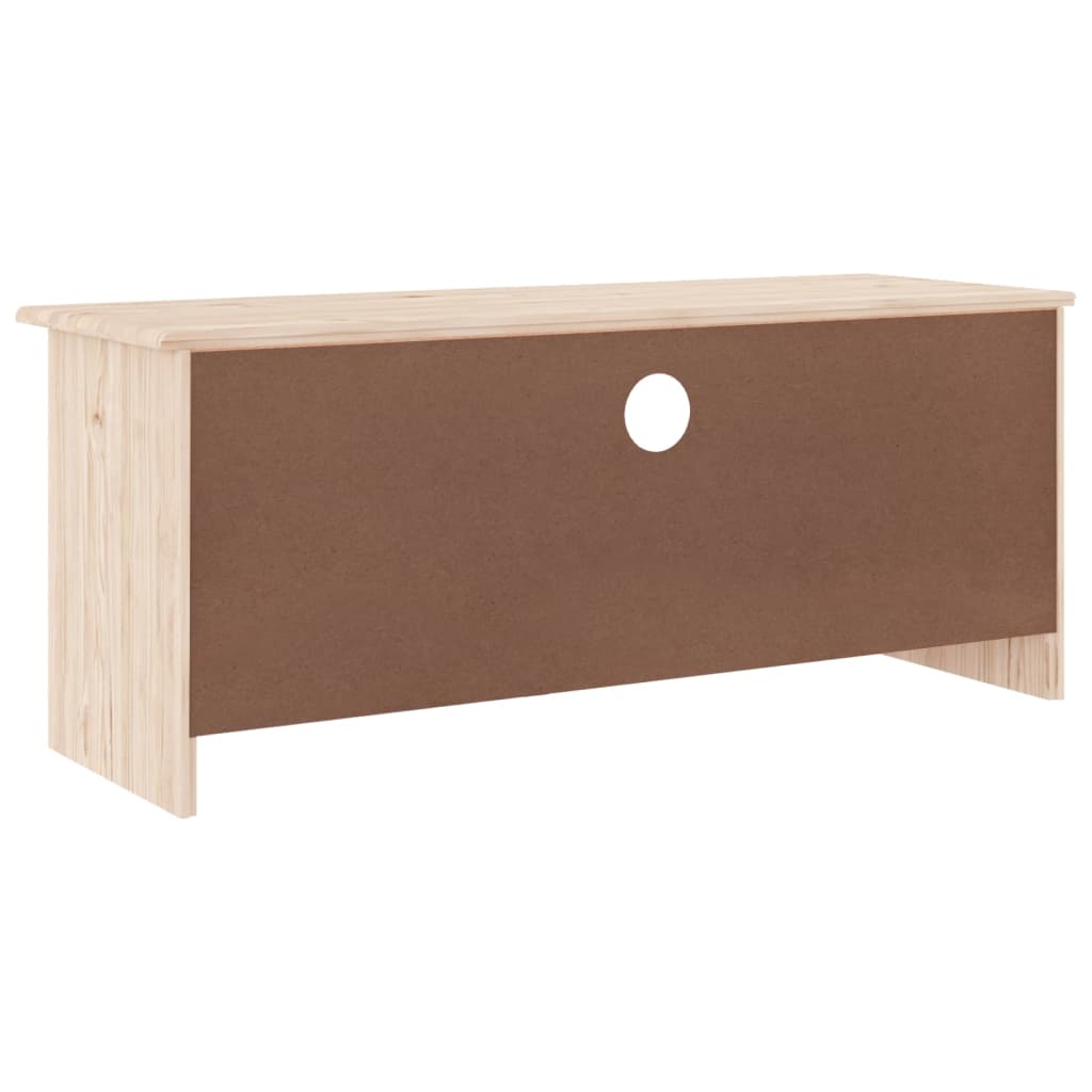 Meuble TV avec tiroirs ALTA 100x35x41 cm en bois de pin massif