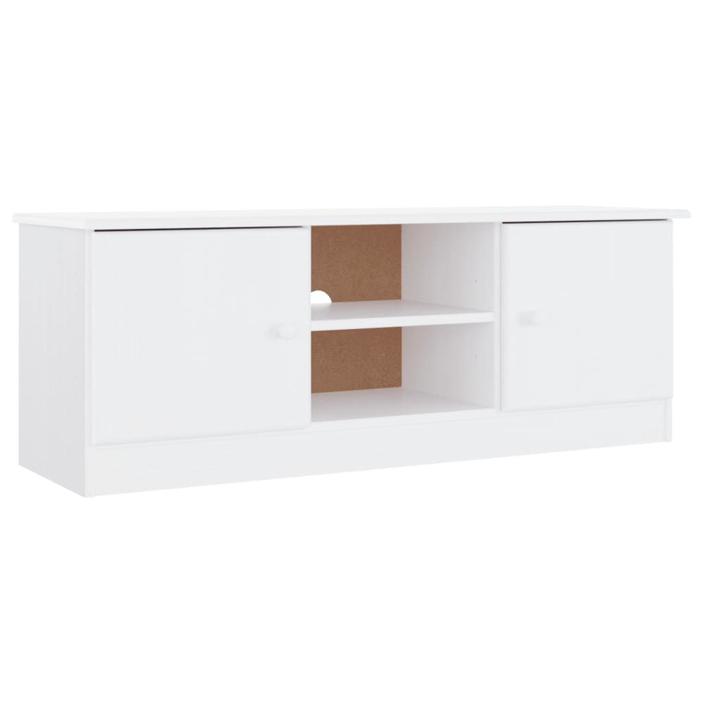 Meuble TV ALTA 112x35x41 cm en bois de pin massif