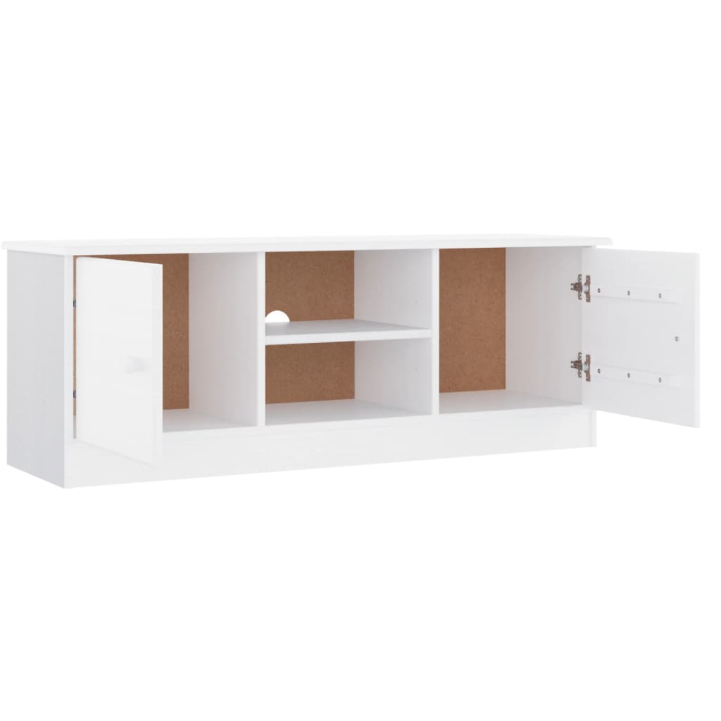 Meuble TV ALTA 112x35x41 cm en bois de pin massif