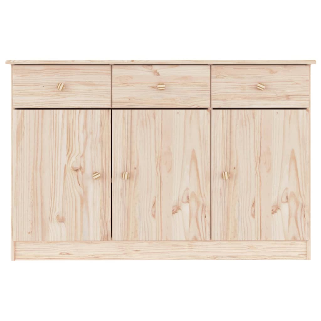 Dressoir ALTA 112x35x73 cm massief grenenhout wit