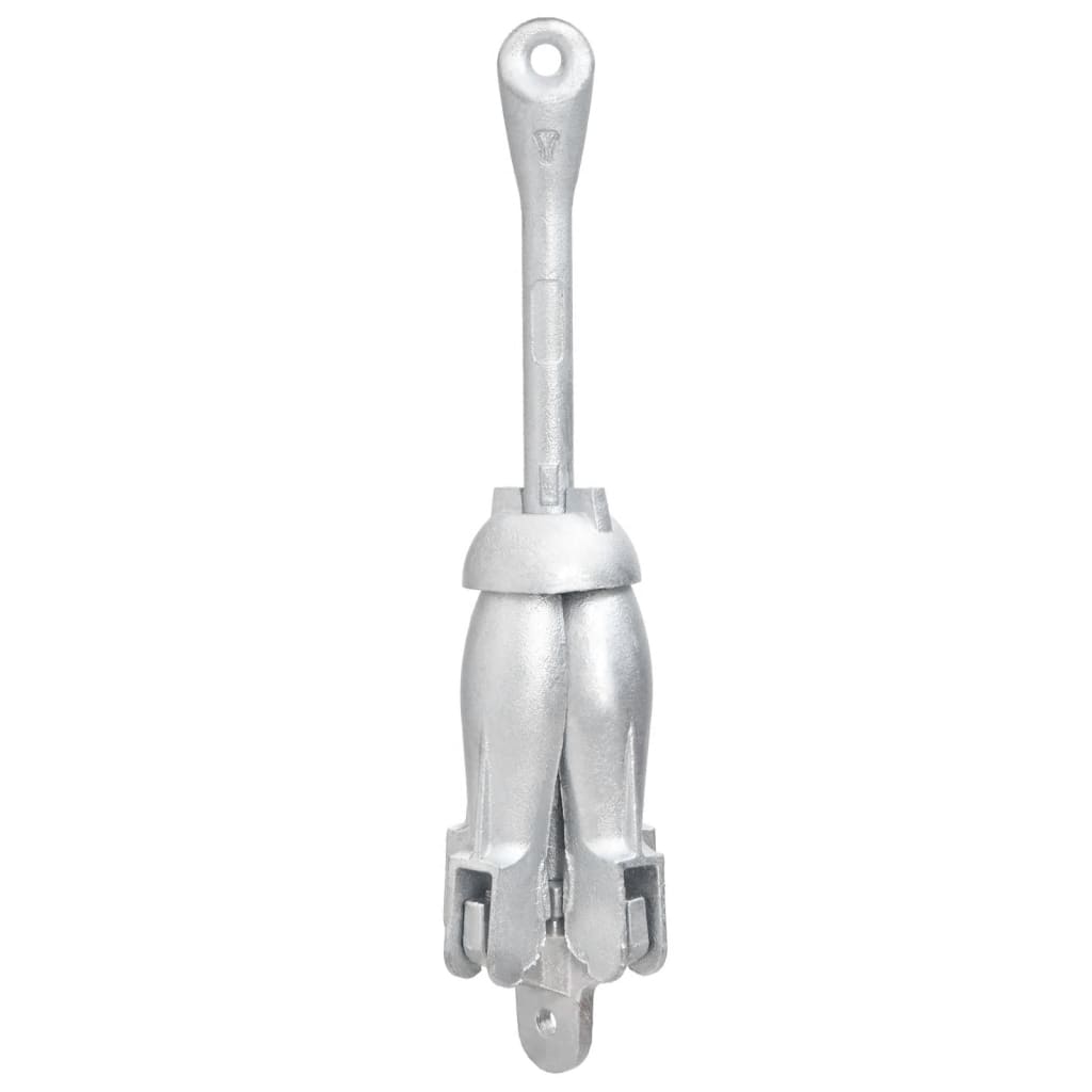 Ancre pliable 6 kg en fer forgé couleur argent