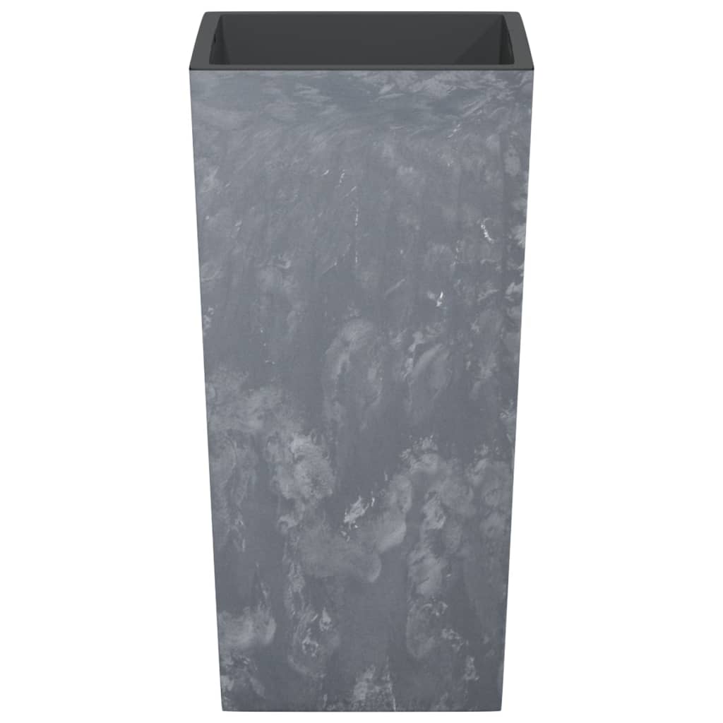 Jardinière bac amovible aspect béton 11/26,5 L PP anthracite