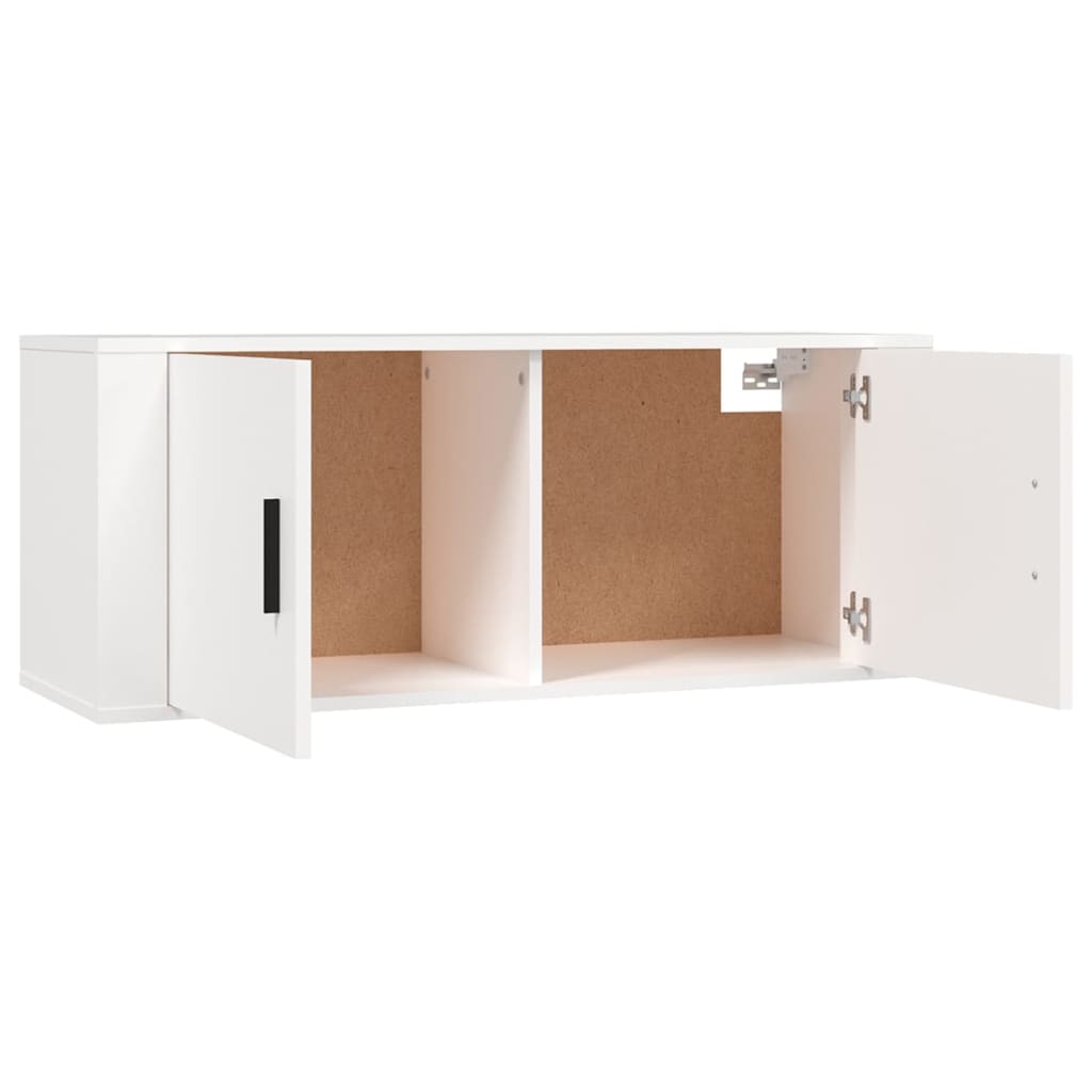 Ensemble meuble TV 2 pièces en bois couleur chêne