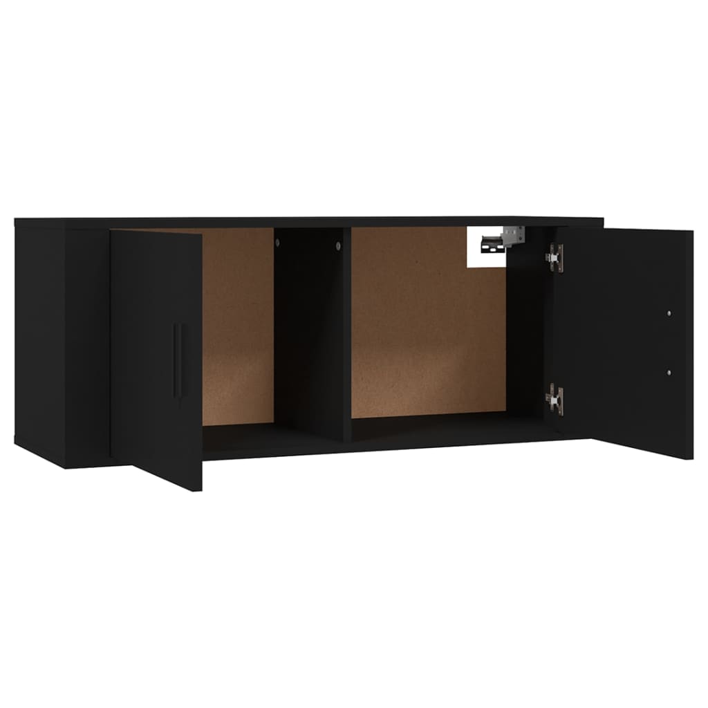 Ensemble meuble TV 2 pièces en bois couleur chêne