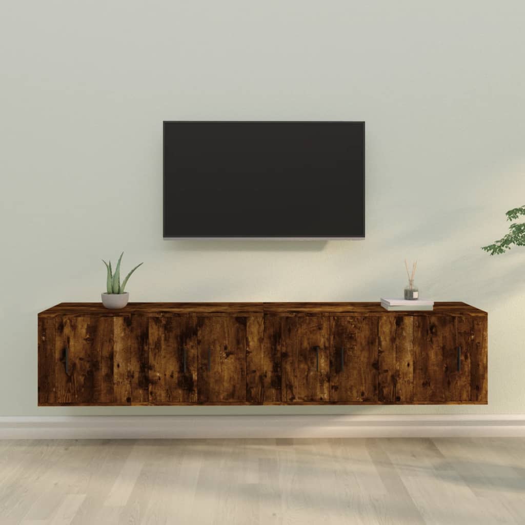 Ensemble de meubles TV 4 pièces en bois