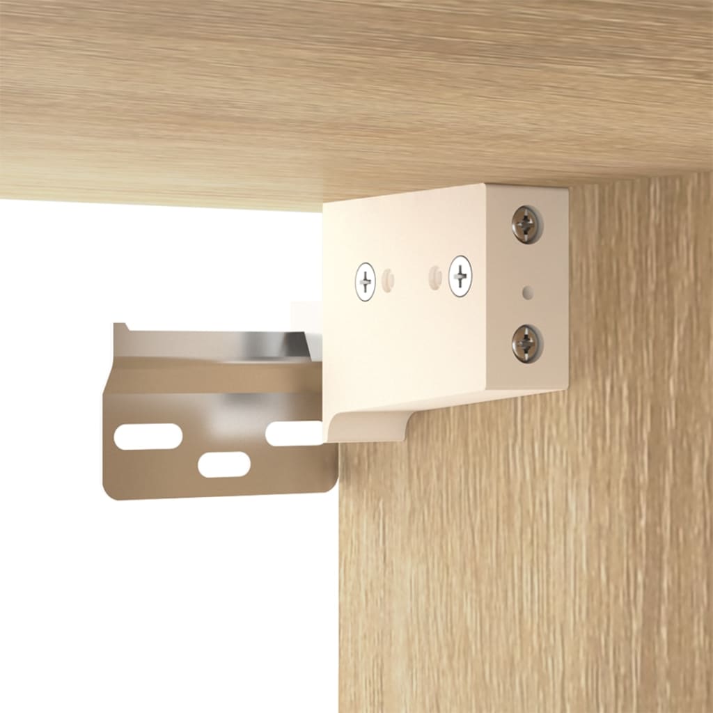 Ensemble meuble TV 3 pièces en bois couleur chêne