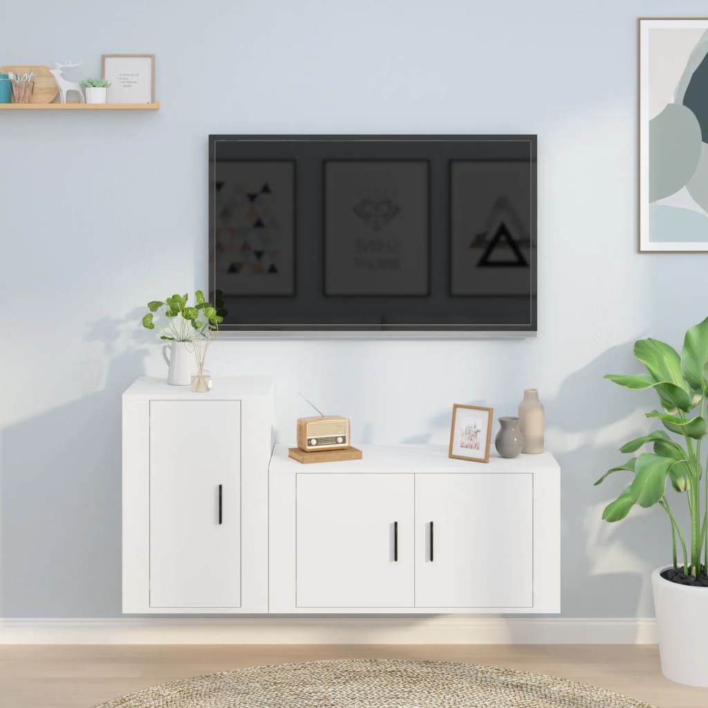 Ensemble de meubles TV 2 pièces en bois