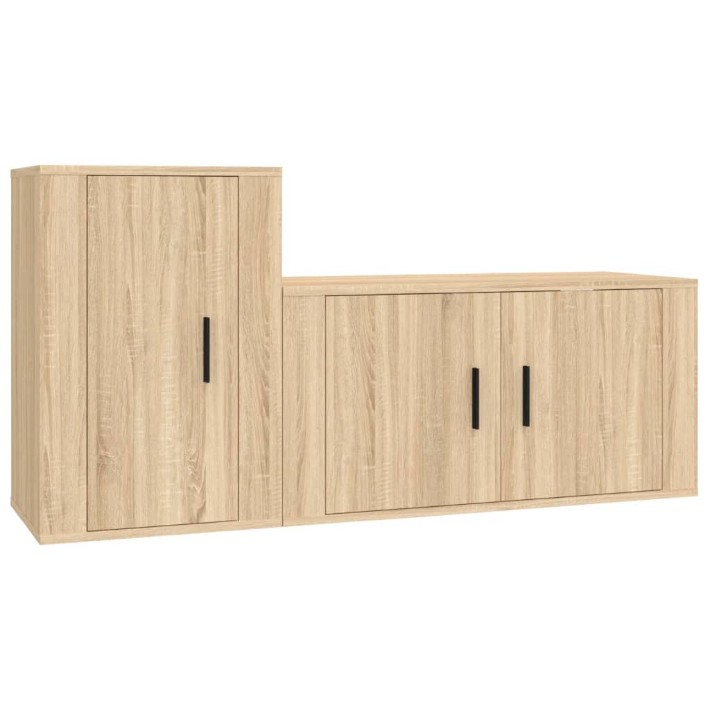 Ensemble de meubles TV 2 pièces en bois