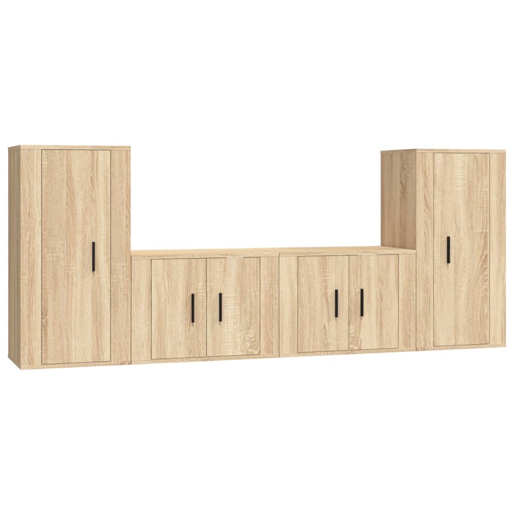 Ensemble de meubles TV 4 pièces en bois