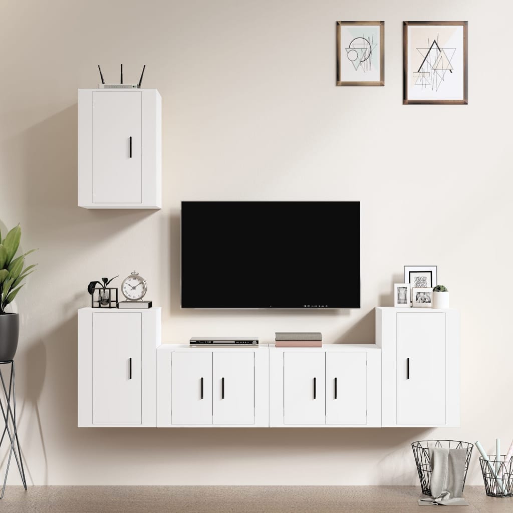 Ensemble de meubles TV 5 pièces en bois