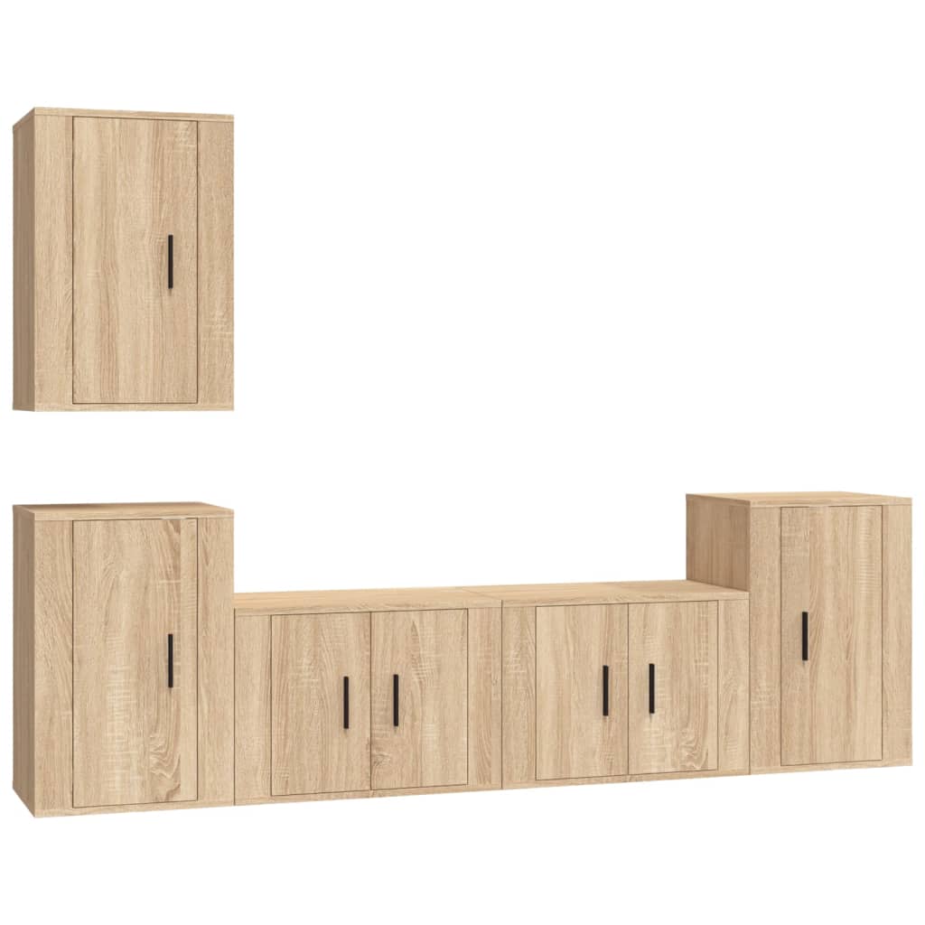 Ensemble de meubles TV 5 pièces en bois