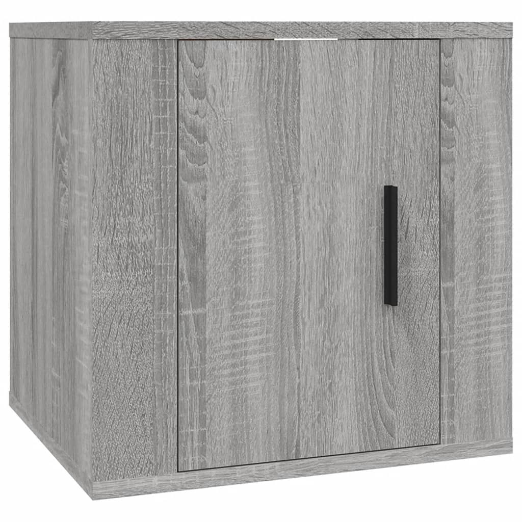 Ensemble meuble TV 5 pièces en bois couleur chêne