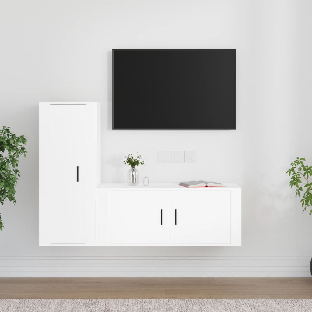 Ensemble de meubles TV 2 pièces en bois